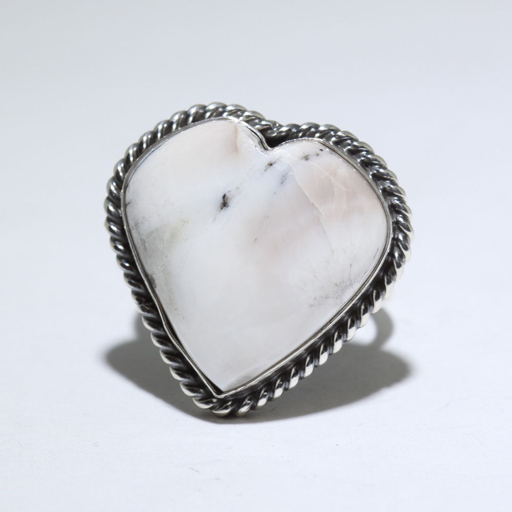 Whitebuffalo Heart Ring ni Robin Tsosie