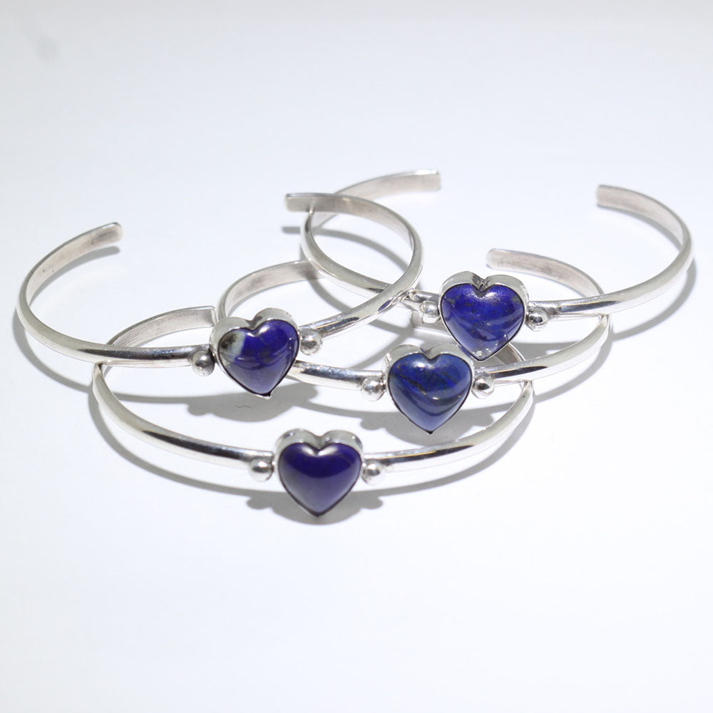 Hart Lapis zilveren armband