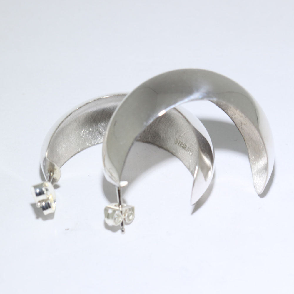 Silver Hoop Earring