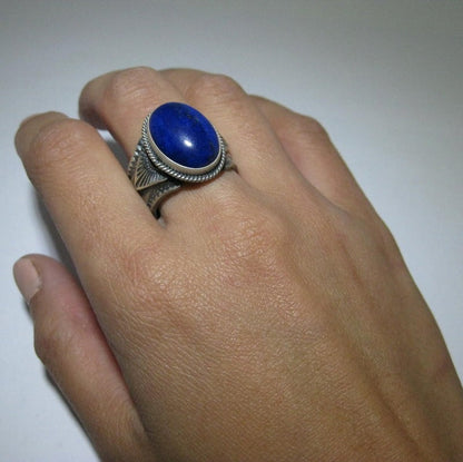 Lapis-Ring von Bo Reeves Größe 9,5