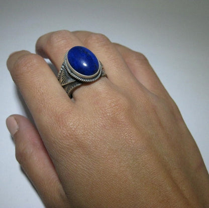 Lapis Ring van Bo Reeves Maat 9.5