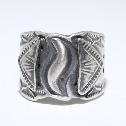 Серебряное кольцо от Бо Ривза - размер 9.5