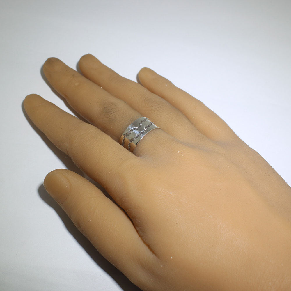 Серебряное кольцо с печатью
