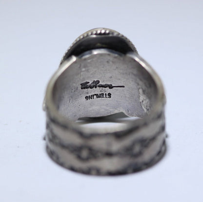 Кольцо из лазурита от Бо Ривза размер 9.5