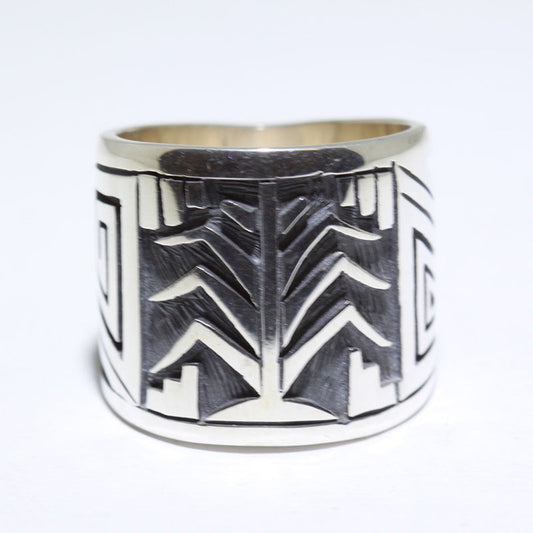 Серебряное кольцо от Клифтона Мова - размер 8.5