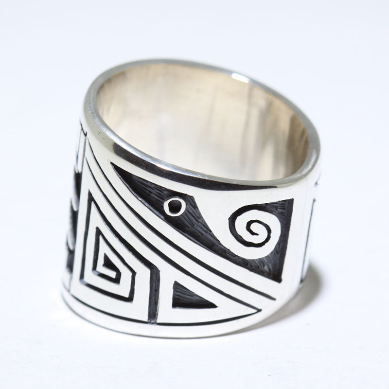 Silver Ring by Clifton Mowa- 8.5