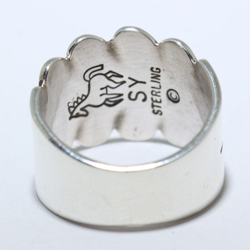 Серебряное кольцо от Стива Йеллоухорса размер 9.5
