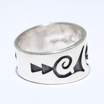 Zilveren Ring door Augustine Mowa - Maat 8.5