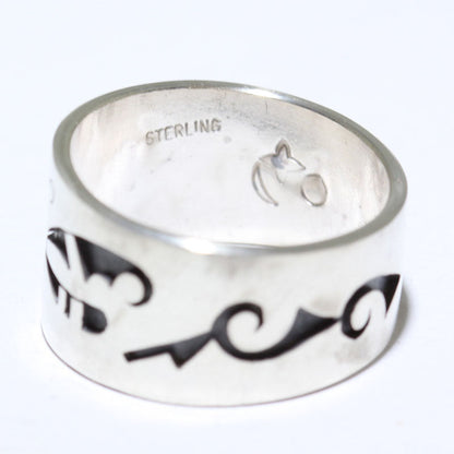 Bague en argent par Augustine Mowa - 9,5