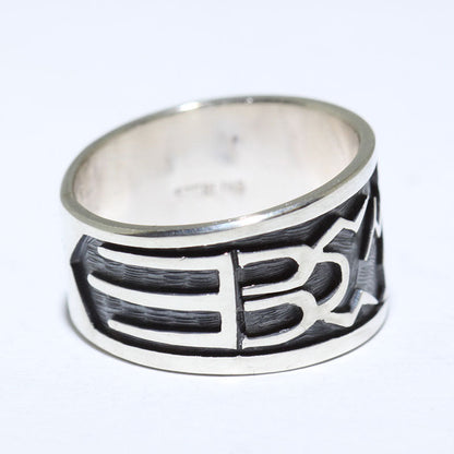 Zilveren Ring door Augustine Mowa - 9.5