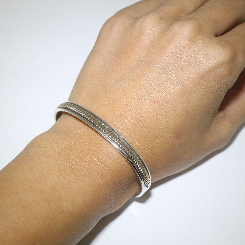 14K & Silver Bracelet by Bruce Morgan