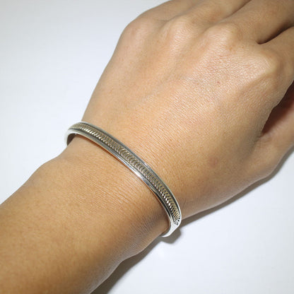 14K & Silver Bracelet by Bruce Morgan