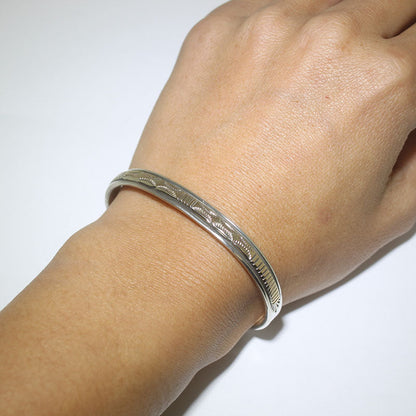 14K & Silver Bracelet by Bruce Morgan