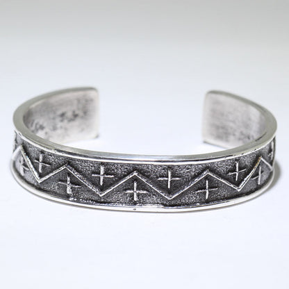 Bracelet en argent par Aaron Anderson 5-1/4"