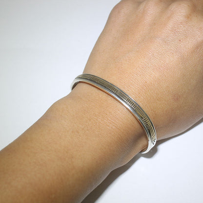 14K & Silver Bracelet by Bruce Morgan