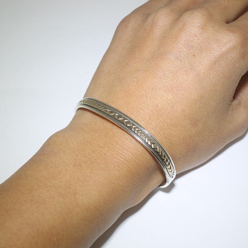 14K & Silver Bracelet by Bruce Morgan