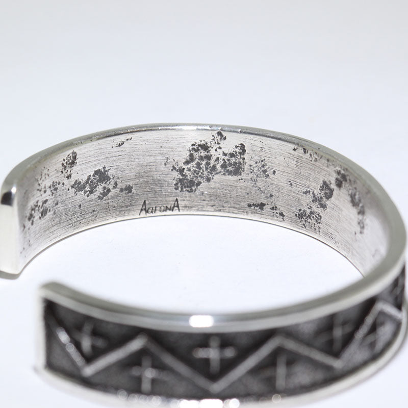 Bracelet en argent par Aaron Anderson 5-1/4"