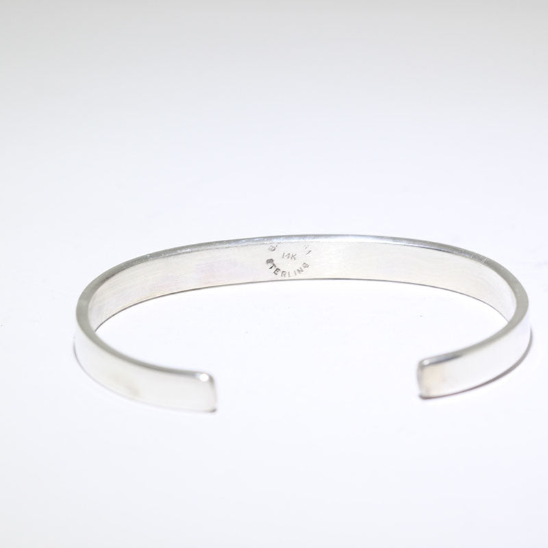 14K & Zilveren Armband door Bruce Morgan