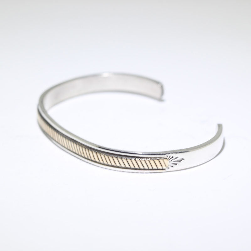 14K- und Silberarmband von Bruce Morgan