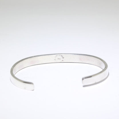 Bracelet en or 14K et argent par Bruce Morgan