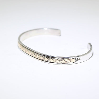 14K & Zilveren Armband door Bruce Morgan