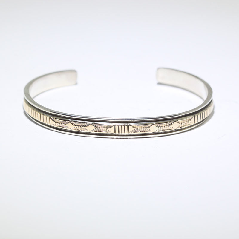 14K & Zilveren Armband door Bruce Morgan