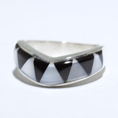 Cincin Inlay oleh Veronica Benally - 6