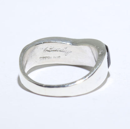 Cincin Inlay oleh Veronica Benally - 6