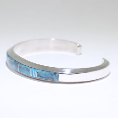 Inlay Bracelet by Wayne Muskett 5-1/2"