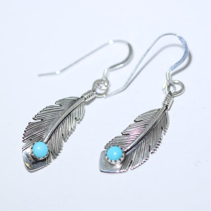 Feather Earring by Harvey Mace