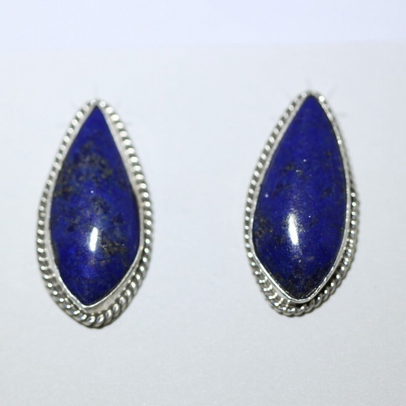 Boucles d'oreilles en lapis