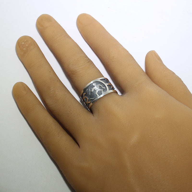 Silver Ring by Augustine Mowa- 9.5