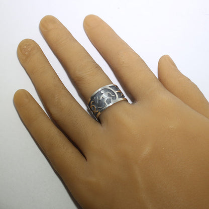 Zilveren Ring door Augustine Mowa - 9.5