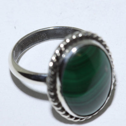 Anello in Malachite dei Navajo - 7