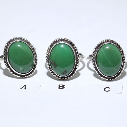 Anello in Malachite dei Navajo- 6