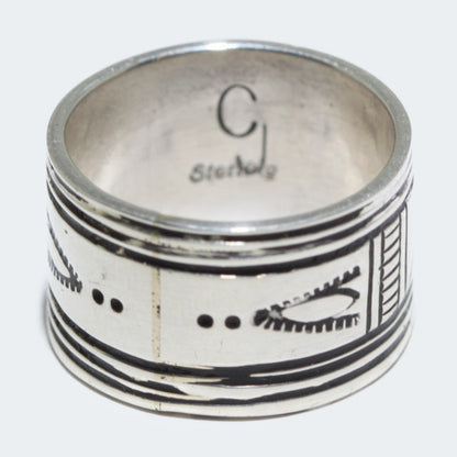 Anillo de Plata de Charlie John Talla 8