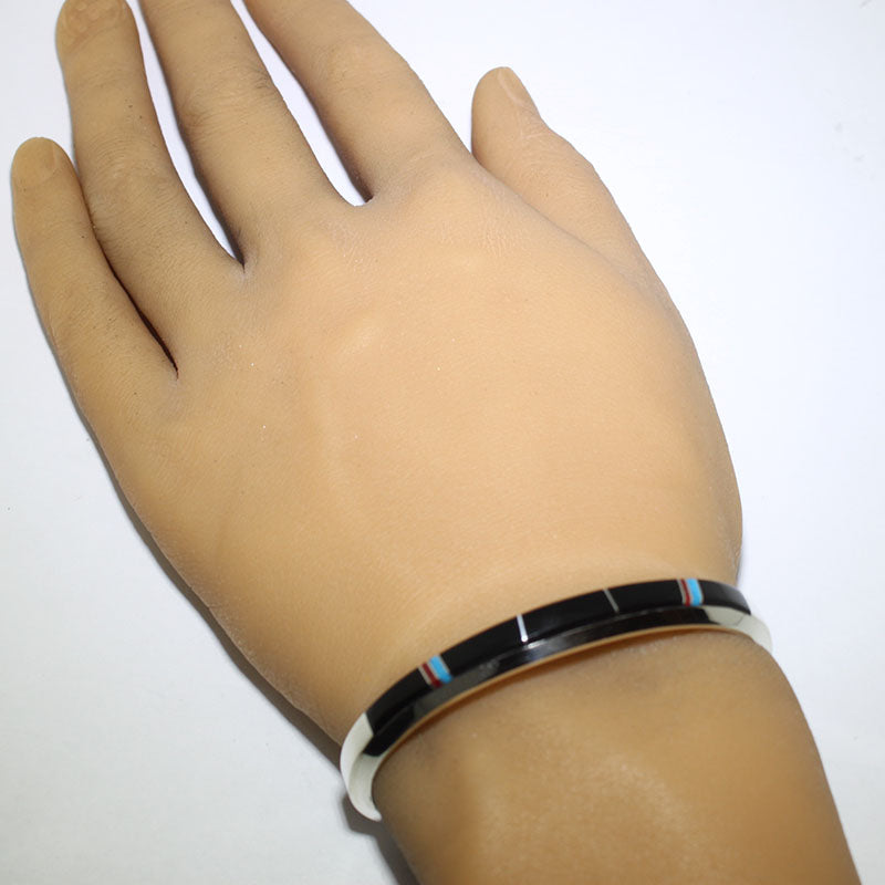 Bracciale con intarsi di Wayne Muskett 5-1/2"