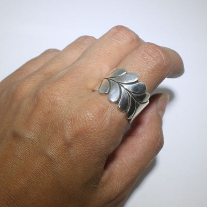 Silver Ring by Steve Yellowhorse size 9.5