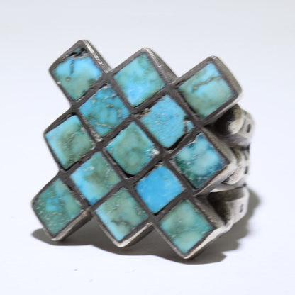 Blue Gem Ring by Jock Favour- 9.5