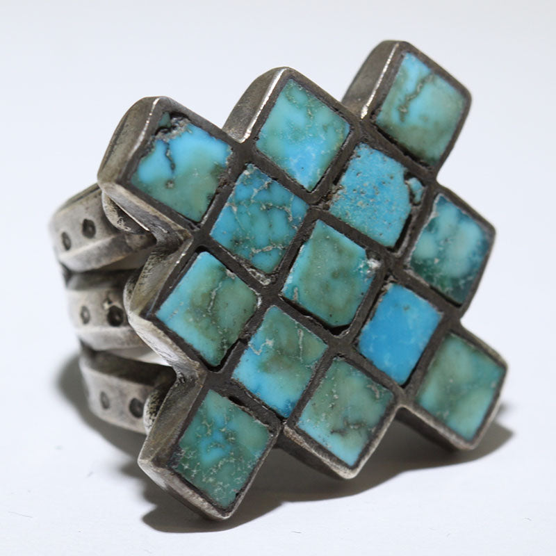 Blue Gem Ring ni Jock Favour- 9.5