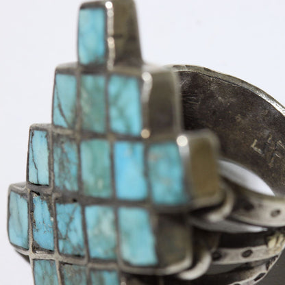 Anillo con gema azul por Jock Favour - 9