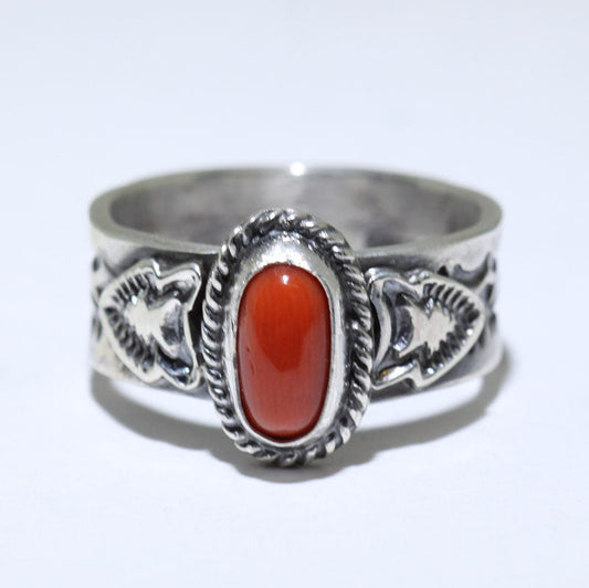 Anillo de Coral por Sunshine Reeves - Talla 9.5