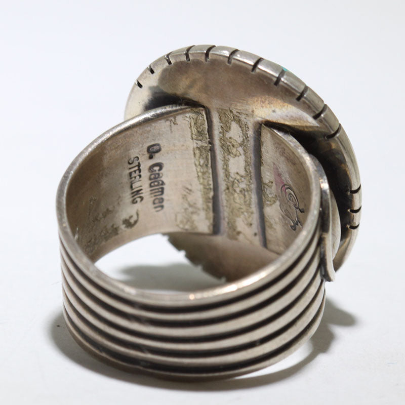 达雷尔·卡德曼设计的蓝宝石戒指，尺码11