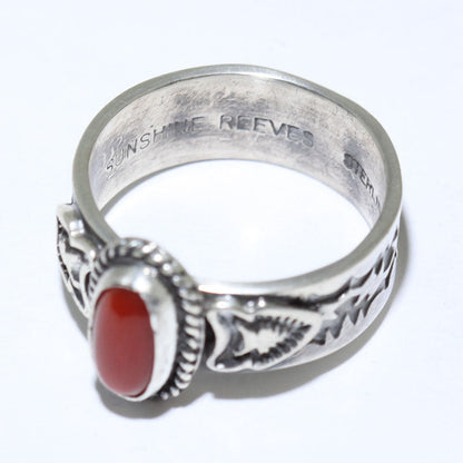 Коралловое кольцо от Саншайн Ривз - размер 10.5