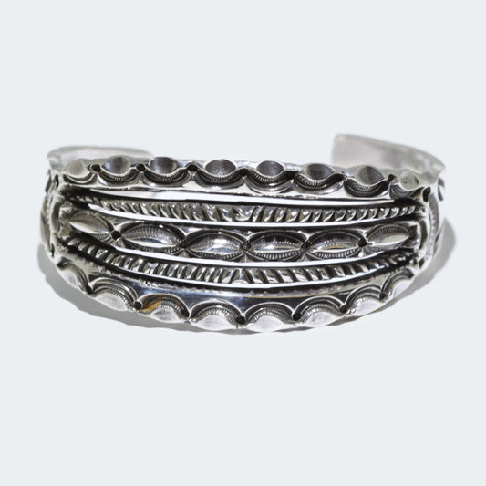 Bracciale in Argento Moneta di Ernie Lister 6-1/8"