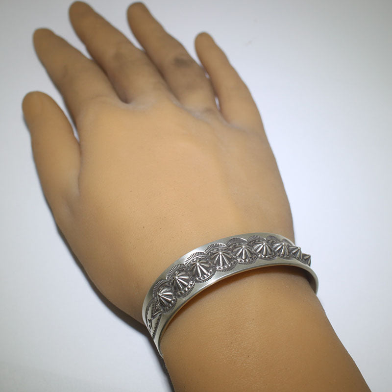 Silver bracelet by Eddison Smith 5-3/4"