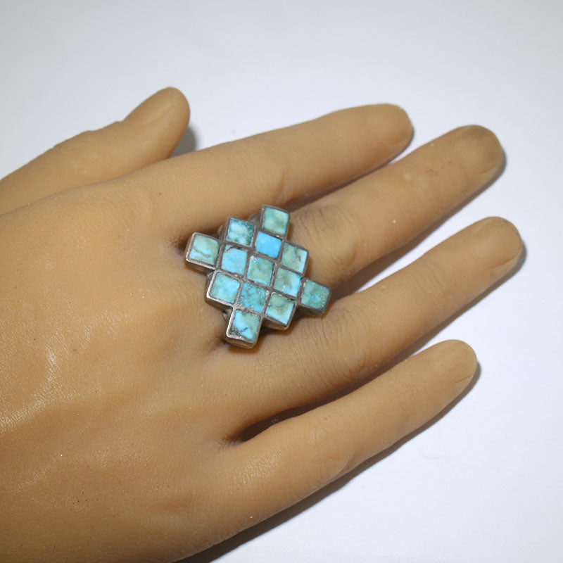 Кольцо с синим камнем от Джока Фейвора - размер 9.5