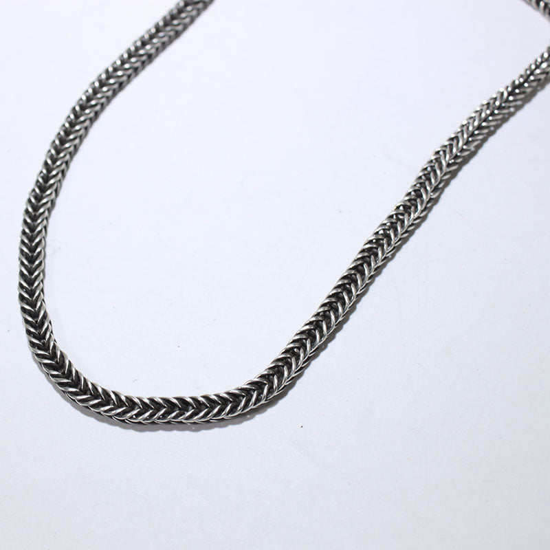 Серебряное ожерелье-цепочка от Стива Арвизо