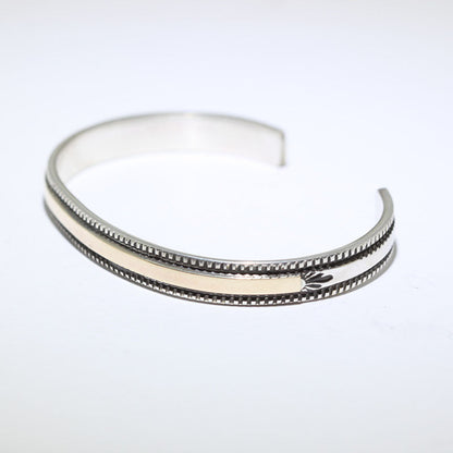 14K & Zilveren Armband door Bruce Morgan