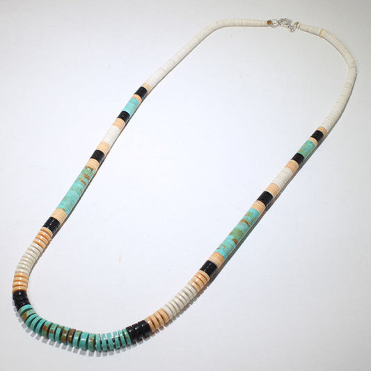 Heishi Necklace by Calvin Lovato